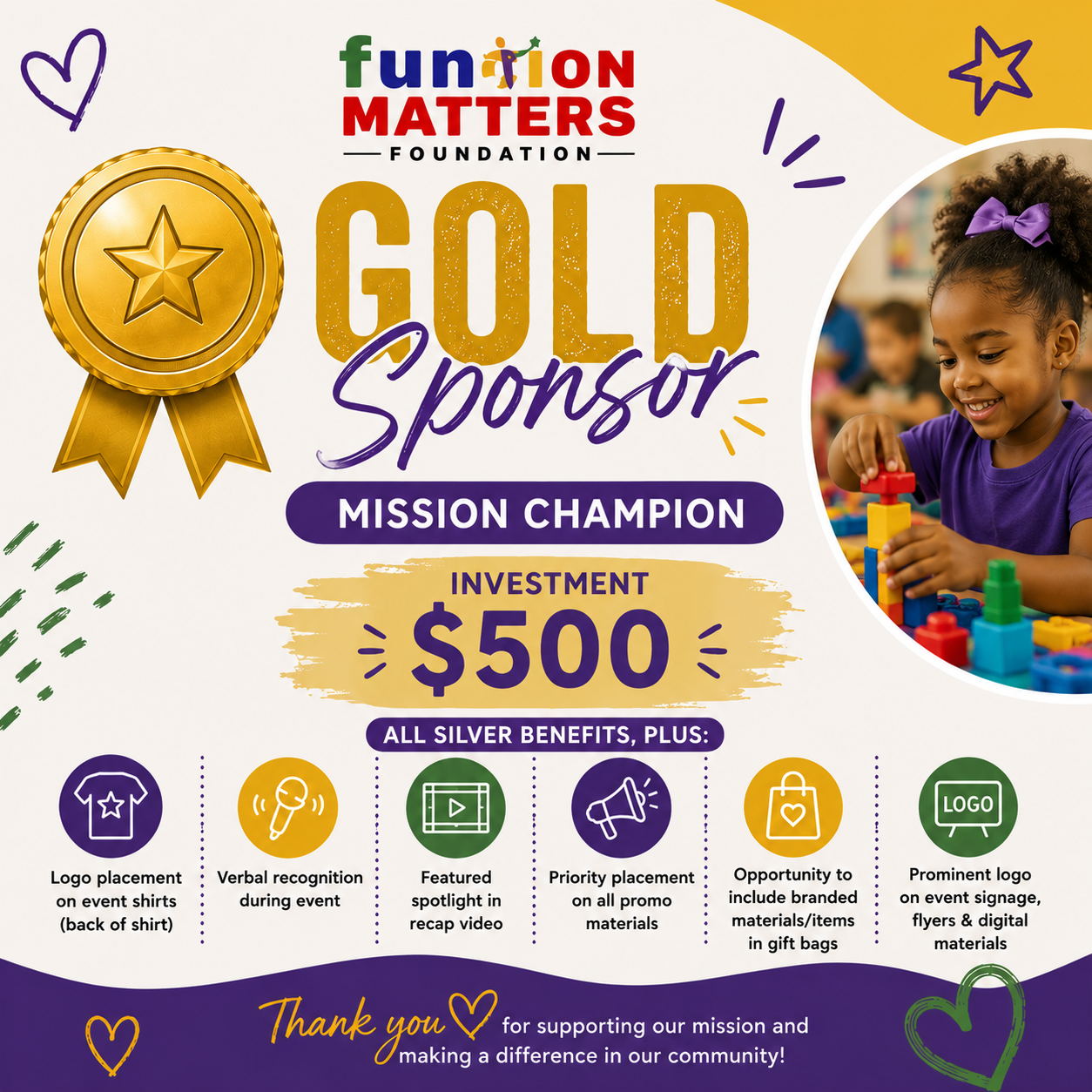 Gold Sponsor | Mission Champion